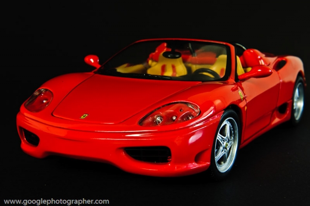 Ferrari Front Product Photography