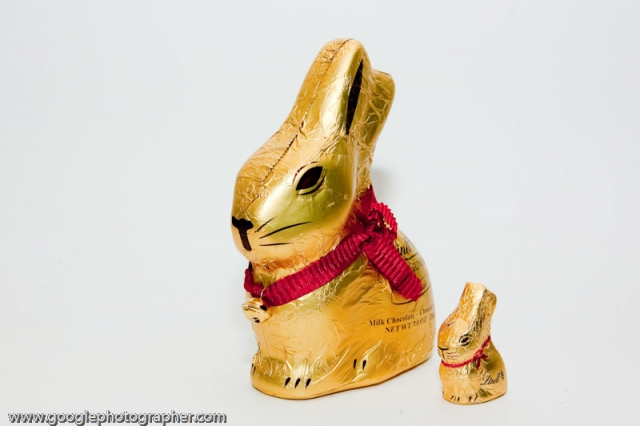 Chocolate Easter Bunny Product Photography